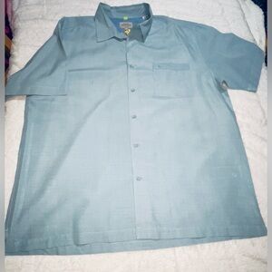 Quicksilver Waterman Short Sleeve Button Down Polo XXL